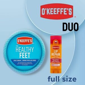🆕*NEW* O'KEEFFE's | FULL x2 | Healthy Feet and Lip Repair Duo